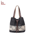 China supplier women handbag tote bag canvas ladies hand bags